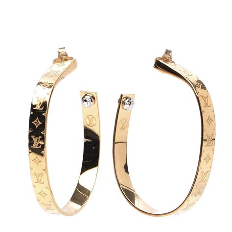 louis vuitton lockit earrings
